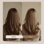 Before And After Using Herbal Hair Oil