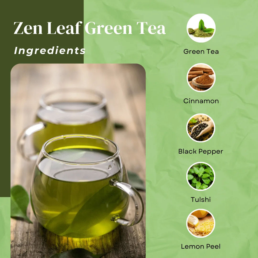 Zen Leaf Green tea Ingredients