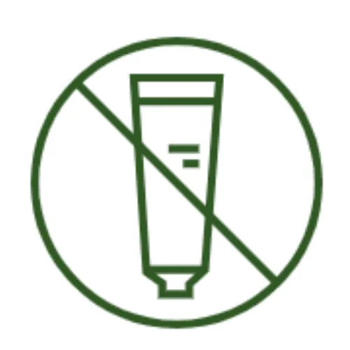 Not using chemicals