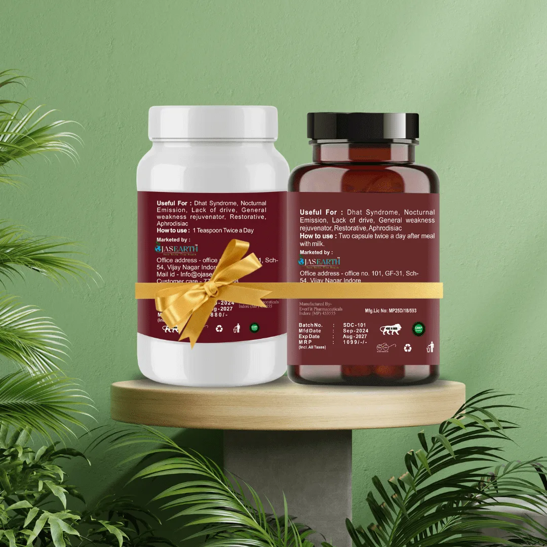 Ojas earth Desire Xtract Capsule and powder