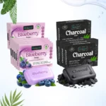 Ojas Earth Blueberry And Charcoal Soap(Pack of 10)