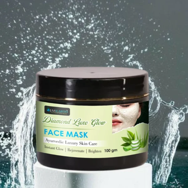 Best Ayurvedic Face Mask For Glowing And Brighter Skin| Ojas Earth Diamond Luxe Glow Face Mask