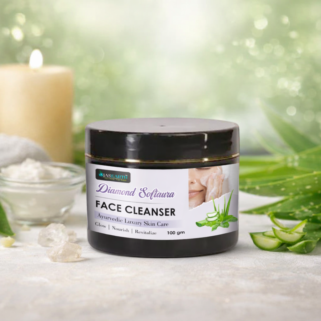 best Ayurvedic Face Cleanser For Oily And Dry Skin | Ojas Earth Diamond Soft Aura face Cleanser
